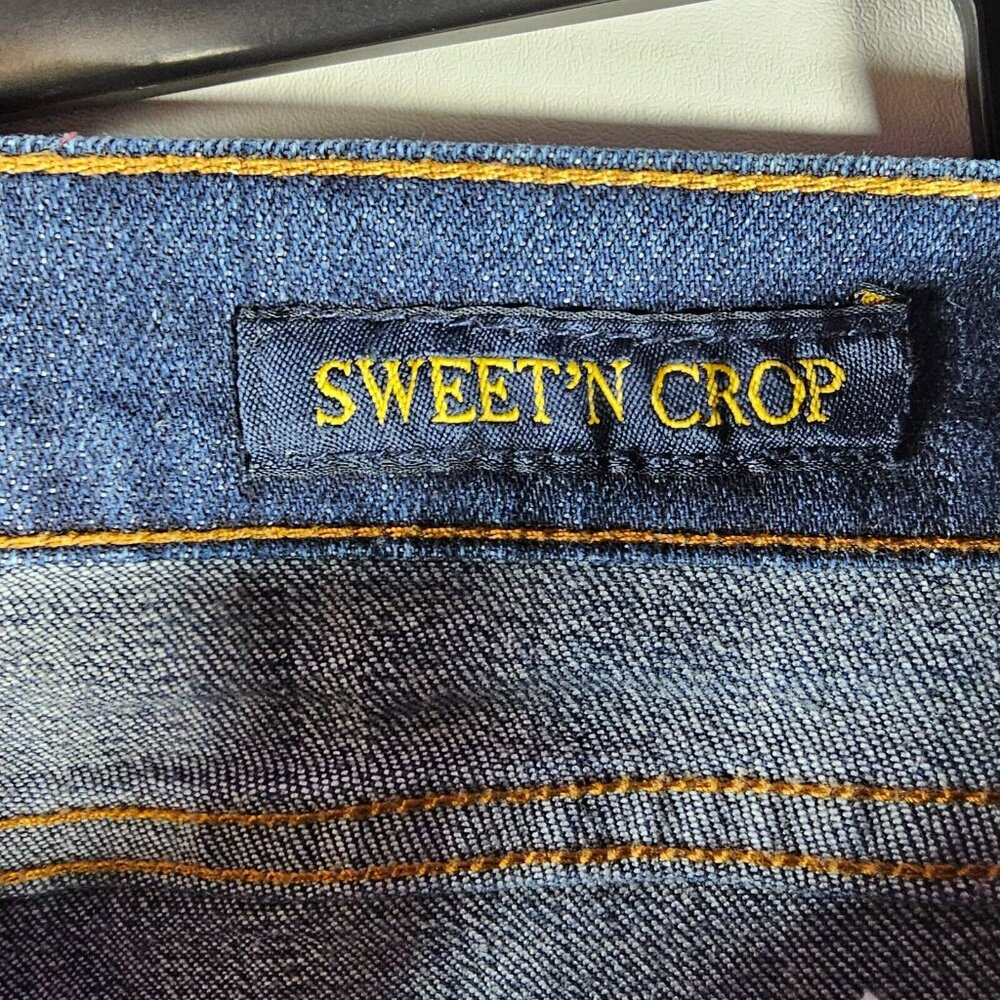 Lucky Brand Sweet 'N Crop Mid Rise Capri Jeans Women's Size 8/29 Blue 29x24" - Picture 3 of 9